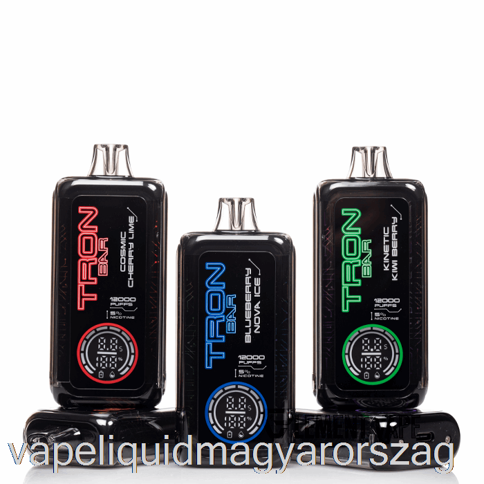 Tron Bar 12k Eldobható Neon Menta Jég Vape Toll